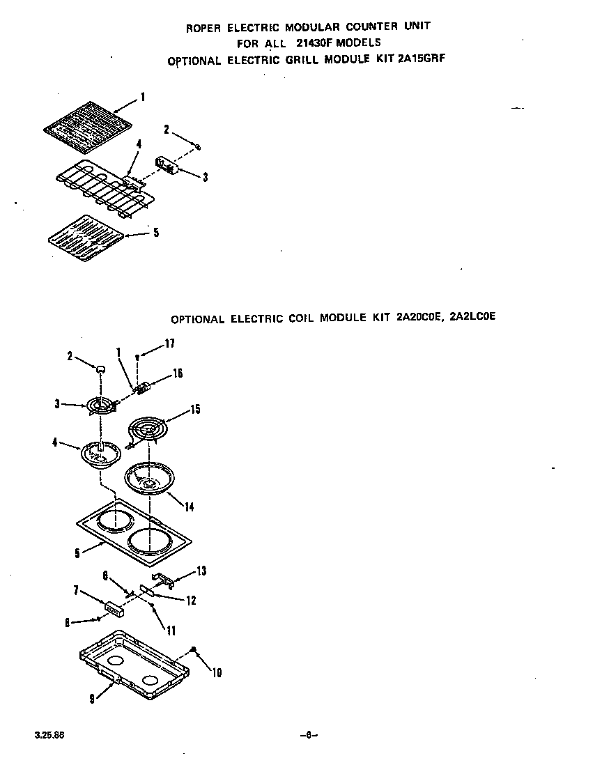 ^electric grill module