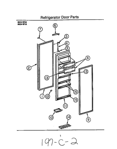Refrigerator door