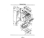 Roper 8619W0A cabinet diagram