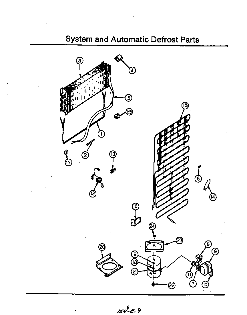 System and automatic defrost