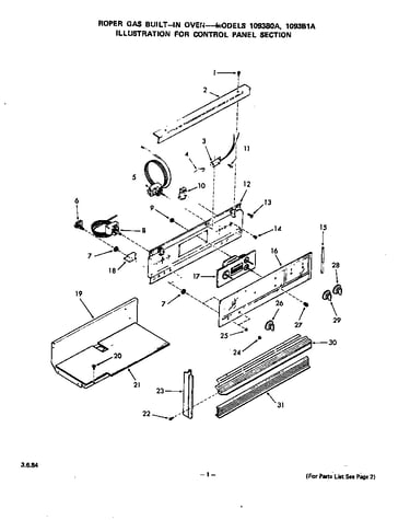 Control panel