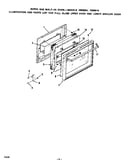 Full glass upper oven and lower broiler
