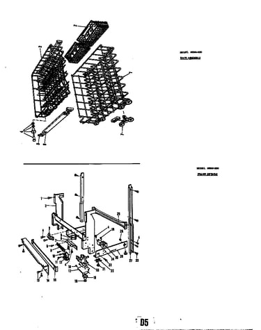 Rack assembly model 8566-h30