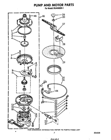Pump and motor
