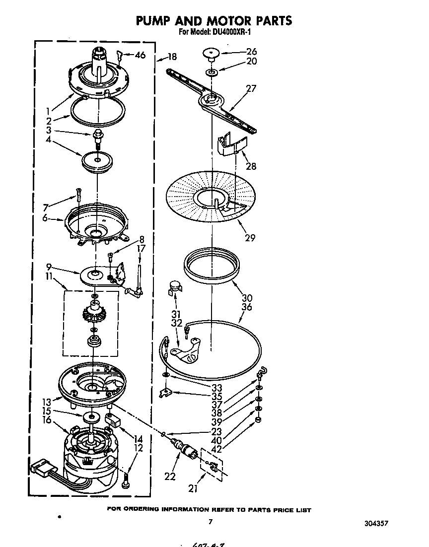 PUMP AND MOTOR