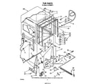 Whirlpool DU7500XR1 tub diagram