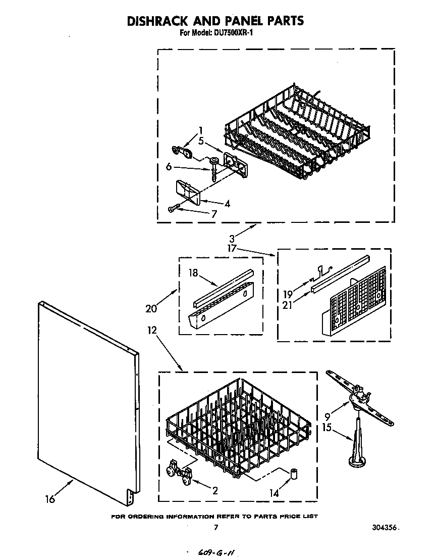 Dishrack and panel