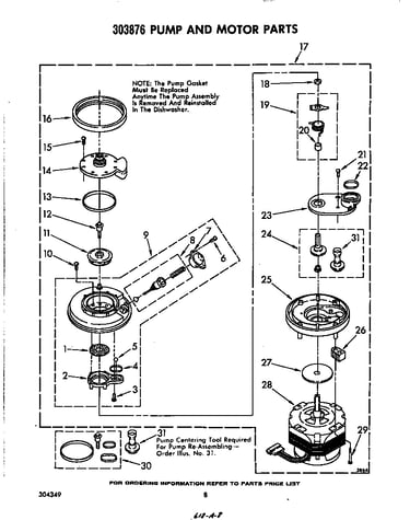 Pump and motor