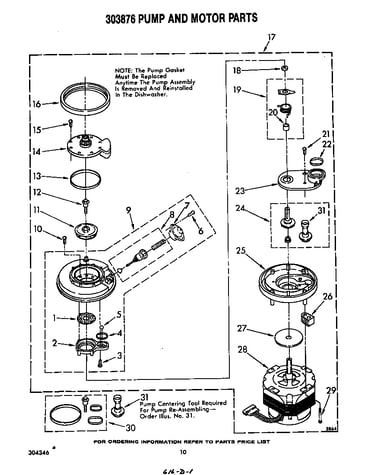 Pump and motor