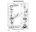 Whirlpool DU7500XR0 pump and motor diagram