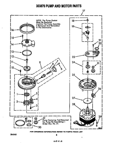 Pump and motor