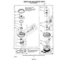 Whirlpool DU6000XR0 303876 pump and motor diagram