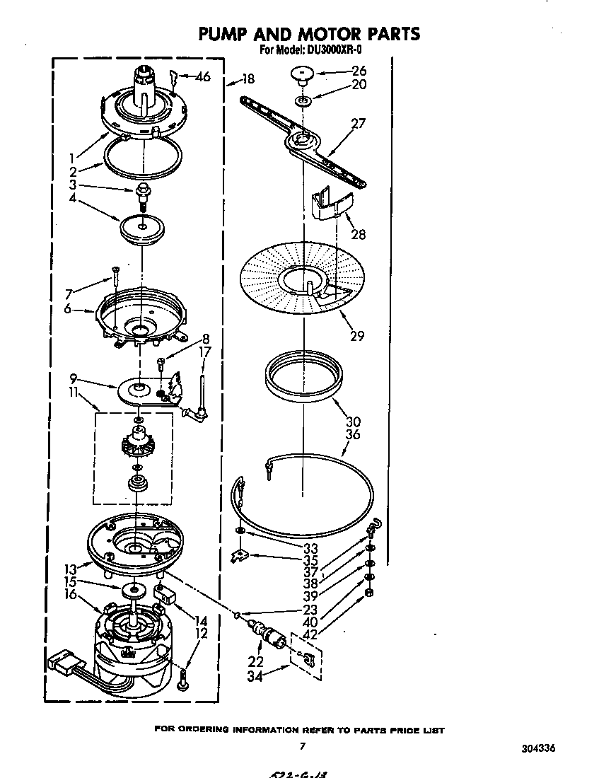 Pump and motor