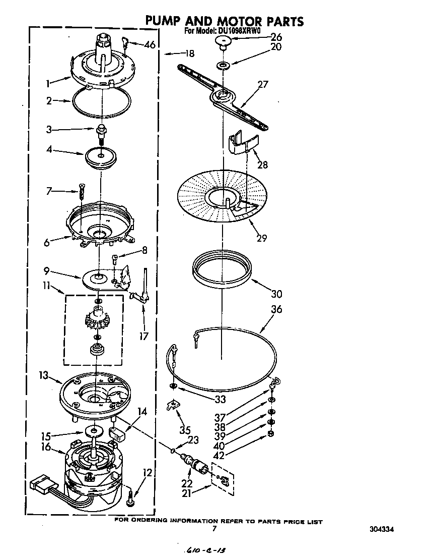 PUMP AND MOTOR