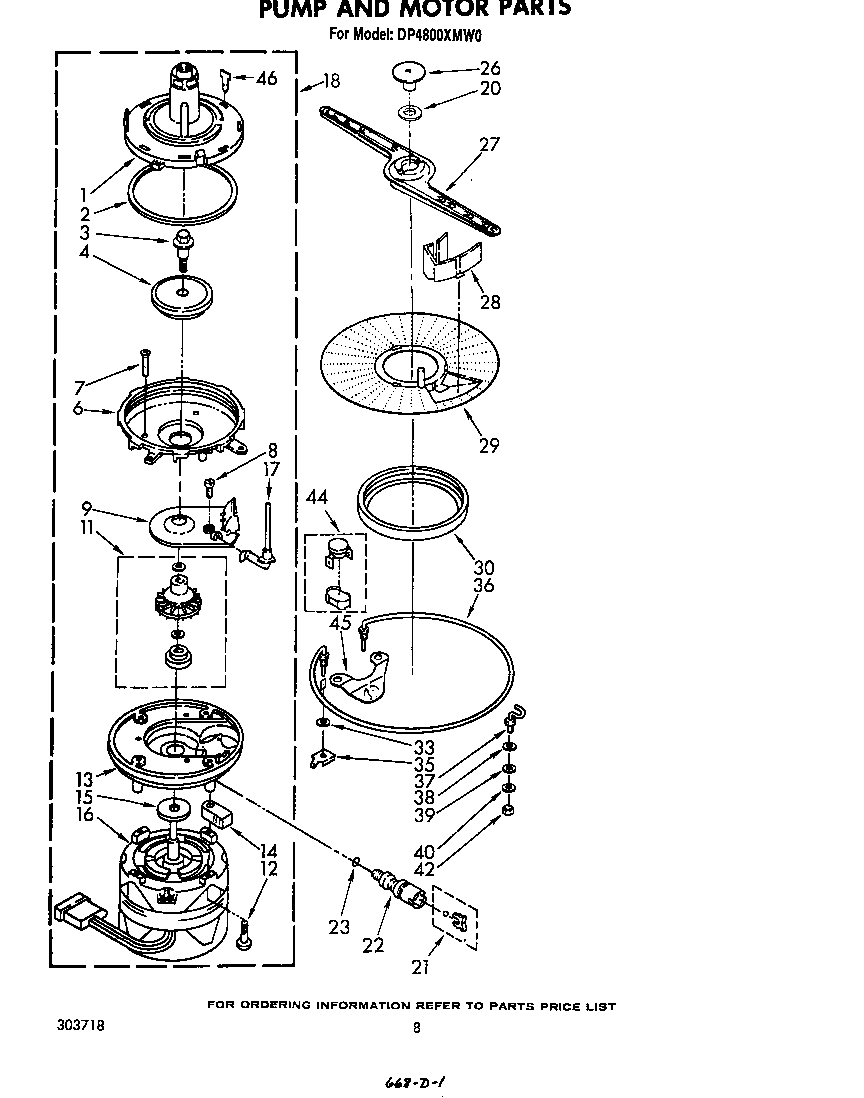 Pump and motor