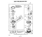 Whirlpool DU9903XL1 pump and motor diagram