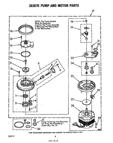 Pump and motor
