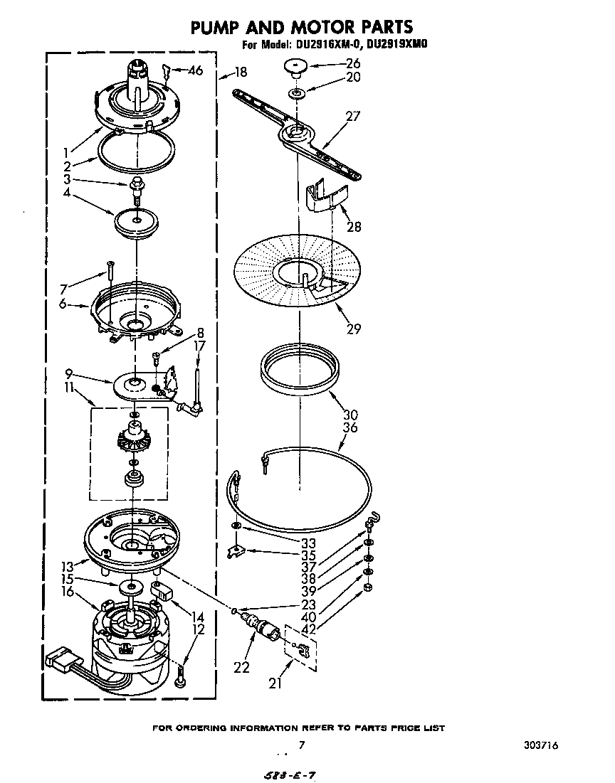 Pump and motor