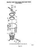 Heater, pump and lower sprayarm