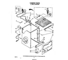 Whirlpool DP3840XPN0 cabinet diagram