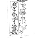 Whirlpool DP3840XPN0 pump and motor diagram