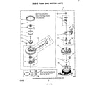 Whirlpool DP6881XLP1 pump and motor diagram
