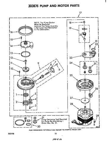 Pump and motor