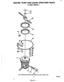 Heater,pump and lower sprayarm