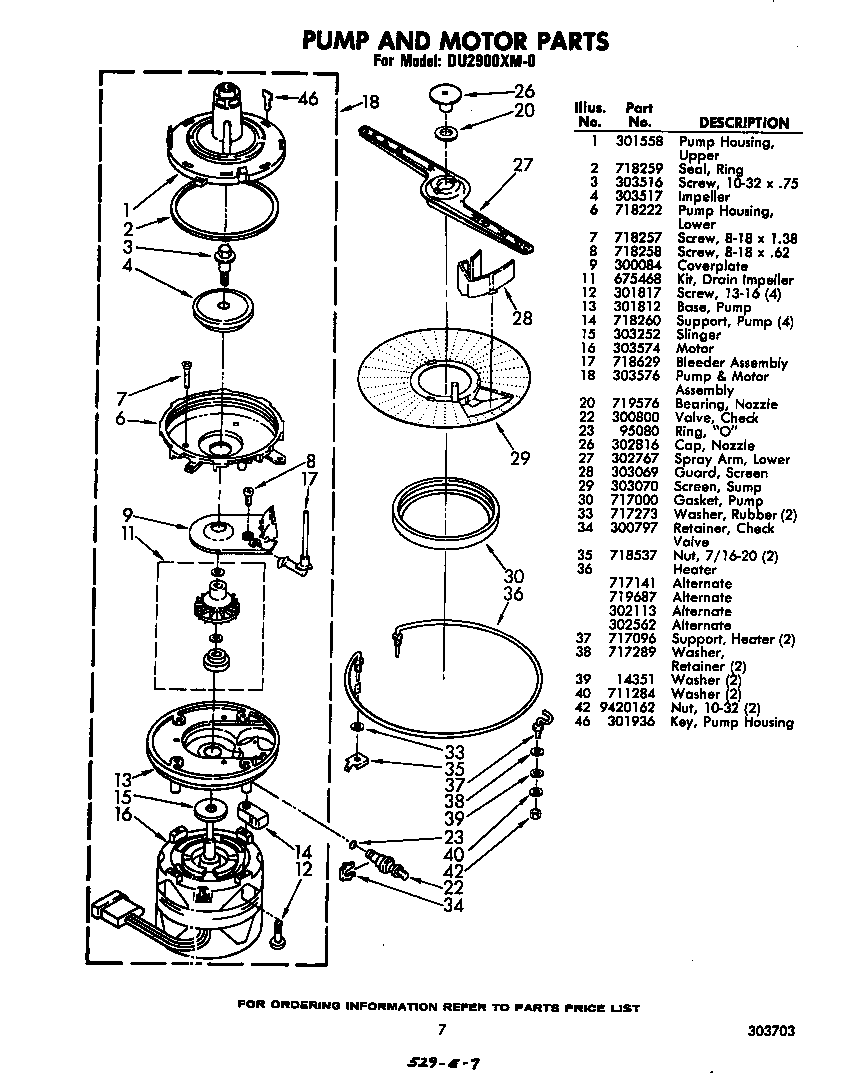 PUMP AND MOTOR