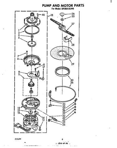 Pump and motor