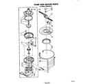 Whirlpool DU3003XL0 pump and motor diagram