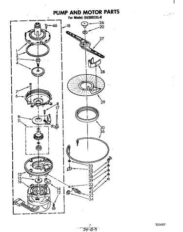 Pump and motor