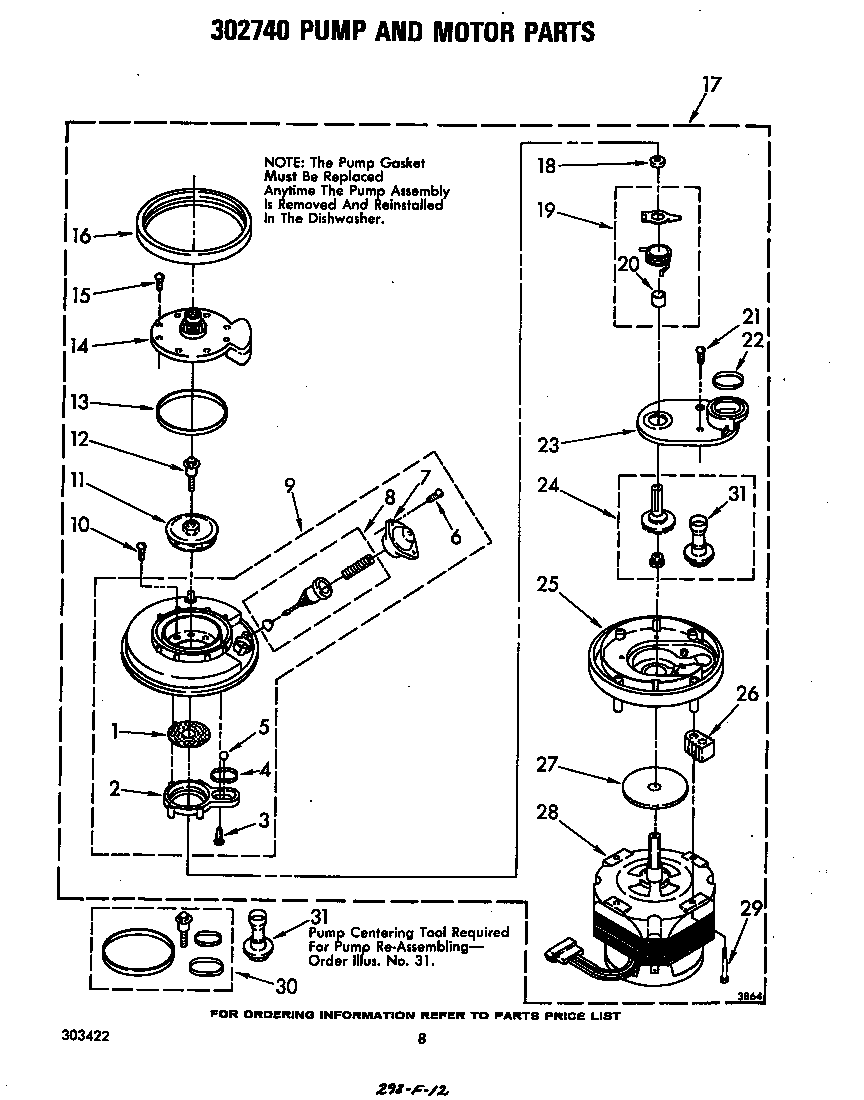 Pump and motor
