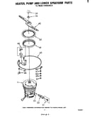 Heater, pump and lower sprayarm