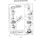 Whirlpool DU5503XL0 pump/motor diagram