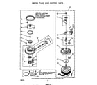 Whirlpool DU8903XL0 302740 pump and motor diagram