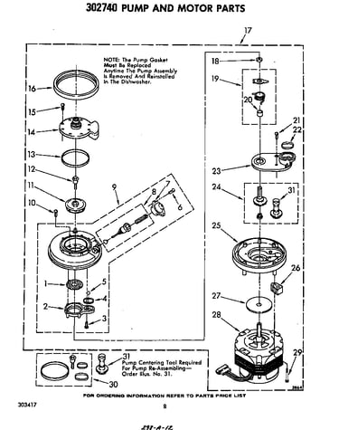 Pump and motor