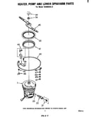 Heater, pump and lower sprayarm