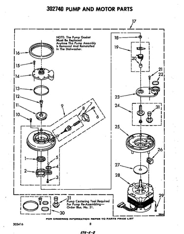 Pump and motor