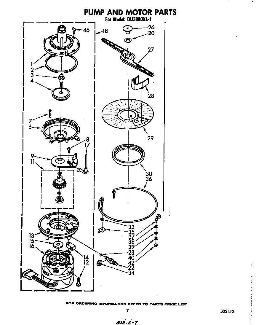 Pump and motor