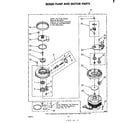 Whirlpool GDP6880XLP1 pump and motor diagram