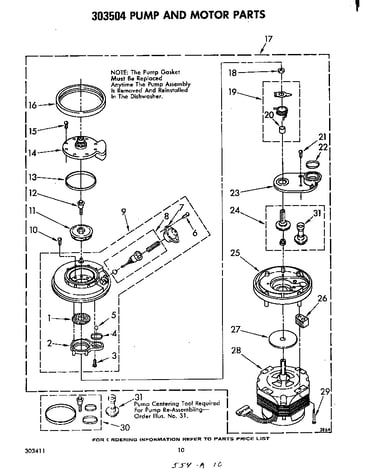 Pump and motor