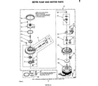 Whirlpool DP6880XLP1 302740 pump and motor diagram