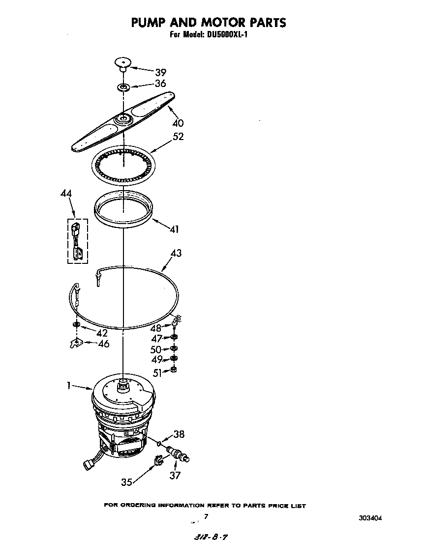 Pump and motor