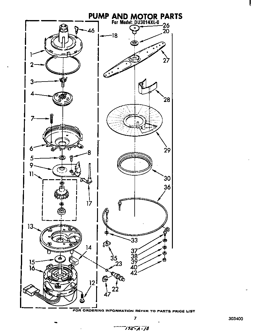 PUMP AND MOTOR