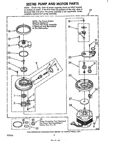 Pump and motor