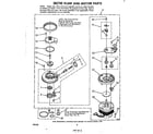 Whirlpool DU8900XL0 pump and motor diagram