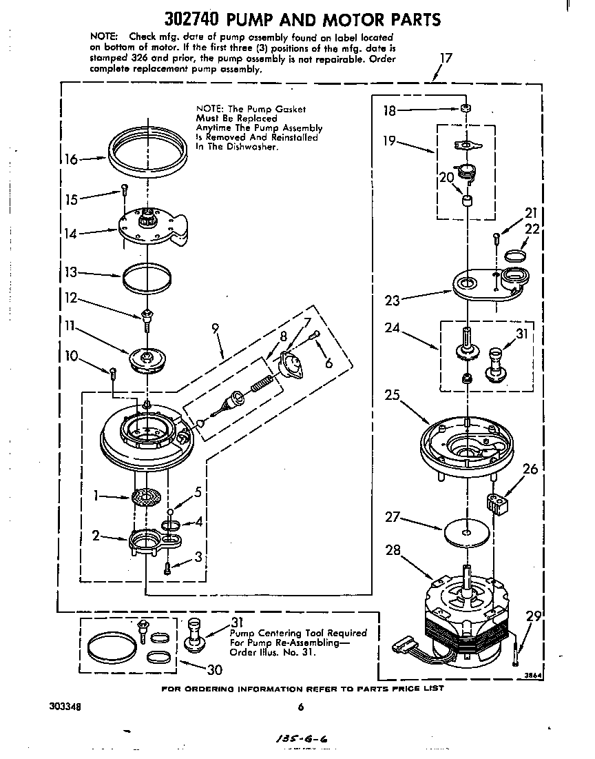 Pump and motor