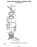 Heater, pump and lower sprayarm