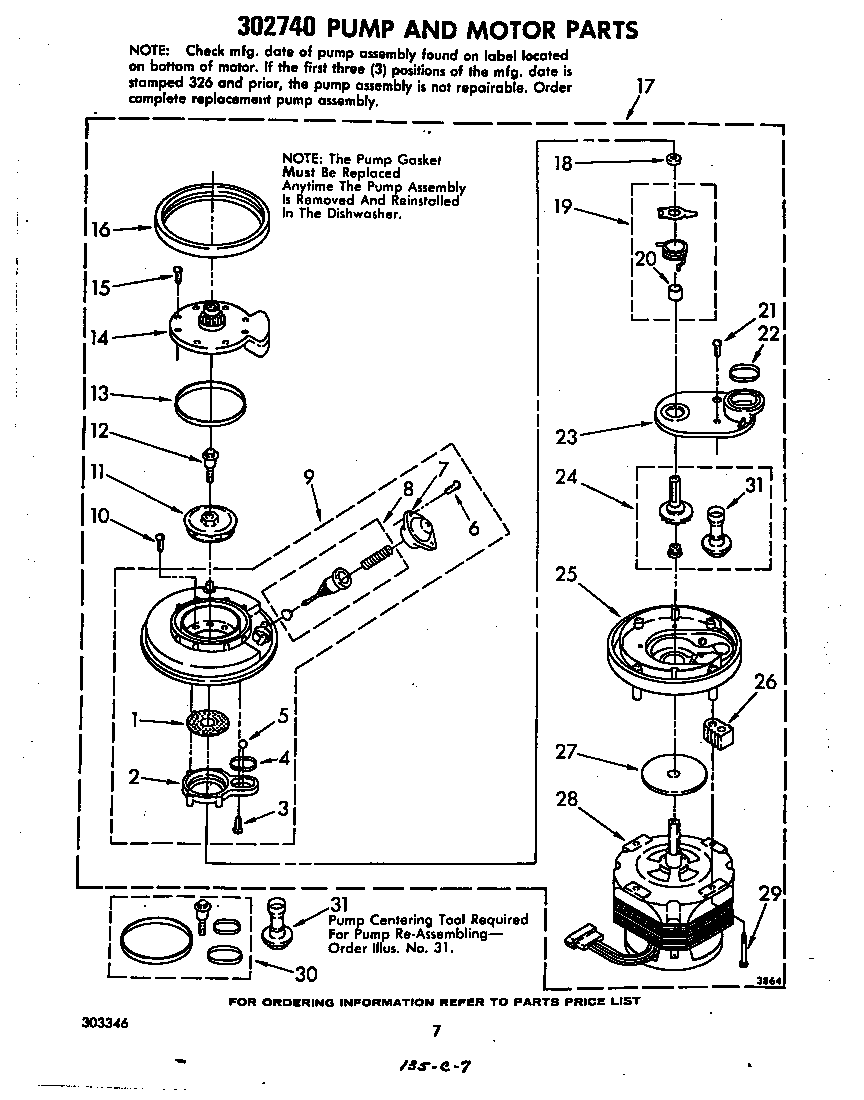 PUMP AND MOTOR